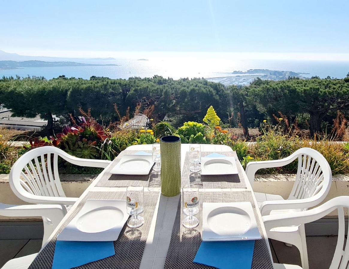 Vue Mer Panoramique Et Piscine Bandol Exterior foto